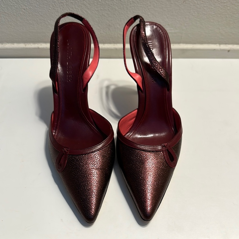 Judith Leiber Brown Stiletto Heels